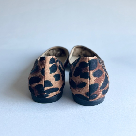 Marc Fisher Tan Brown Black Animal Print Fabric Rubber Outsole Flats size 7.5 - Picture 8 of 15